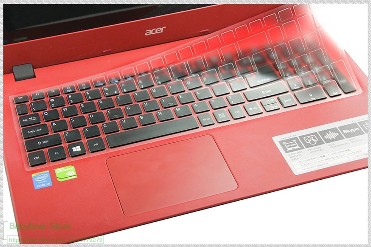 Ультратонкая Защитная крышка для клавиатуры из ТПУ Acer Aspire V15 Nitro Edition серия 15 6