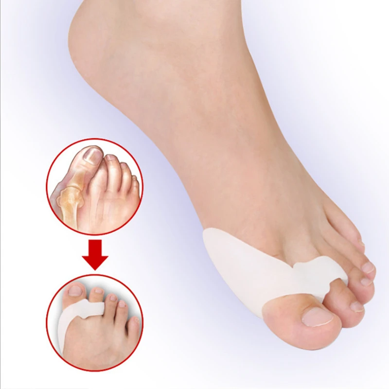 

New Silicone Orthopedic Metatarsal Rings Hammer Toe Separator Correction Straightener Feet Care Tool