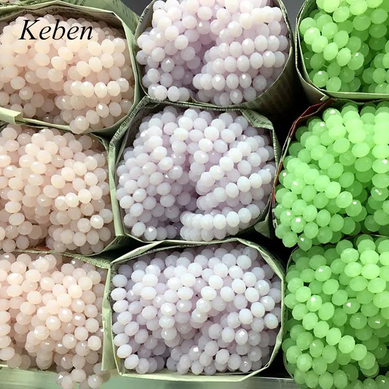 

4MM 140 piece/lot Bicone crystal beads Cut Faceted Round Glass Beads Free Shipping