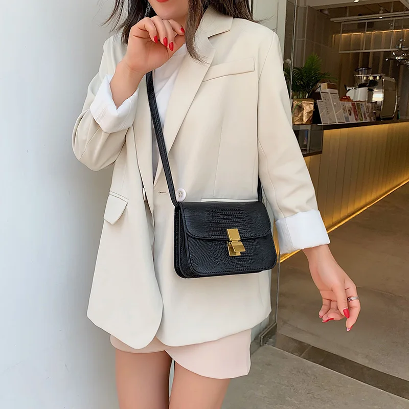 Модная женская сумка с крокодиловым узором, основные сумки для женщин, bolso mujer, сумка через плечо, сумки для женщин, желтый цвет