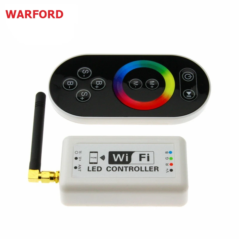 

16 Millions color RGB LED wifi370 controller WIFI,music modes controler,for smartphone,Group or timing controller