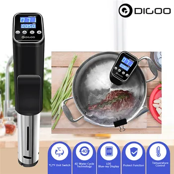 

Digoo DG-SV10 Sous Vide Cooker Digital Accurate Temperature Control LED Touch Screen Display Thermal Immersion Cooker