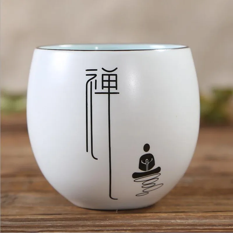 

Small Tea Cup For Kung Fu Tea Drinks Personality Unique Mini Teacups Ceramic On-glazed Copo Tazas Xicara Drinkware Creative
