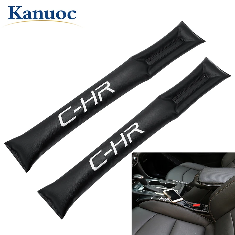 

2pcs Auto Seat Gap Filler Auto Seats Leak Stop Pad Soft Padding For Toyota C-HR CHR Harrier Alphard 86 Vellfire car accossories