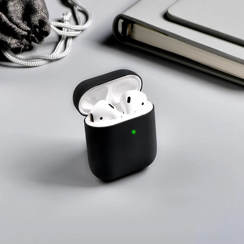 Беспроводной Bluetooth чехол для наушников для Airpods 2 силиконовый чехол мягкий резиновый полный защитный чехол для Airpods 2 Чехол