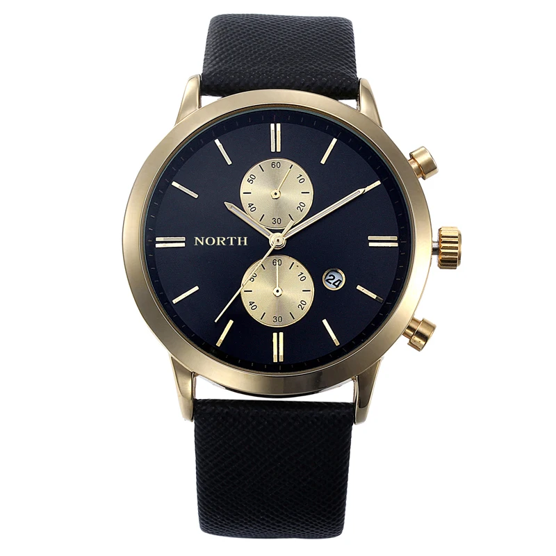 

Relogio 2017 New Famous Brand Gold Men Watch Quartz Luxury Leather Waterproof Mens Wristwatch Male Reloje Montre Homme