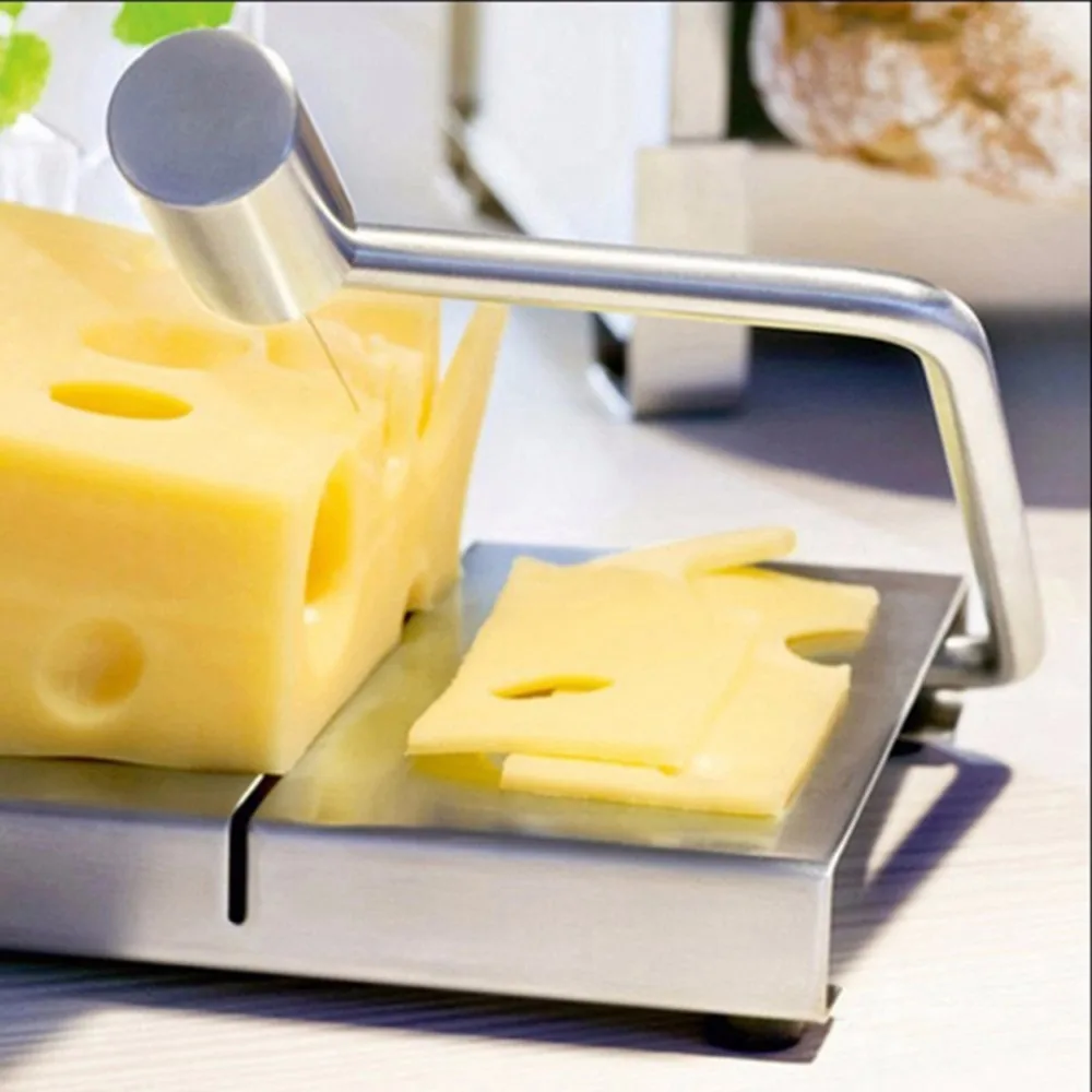Нержавеющая сталь экологичный сыра слайсер масло разделочная доска масло резак нож доска кухонные инструменты