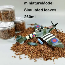 Миниатюрные модели сценариев имитация листьев Цветы увядший лист из подручного материала военный сценарий 260 мл