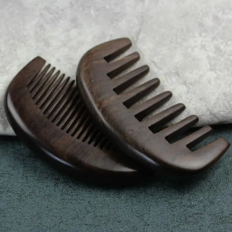 4 шт. Антистатические Массажные щетки для волос|sandalwood comb|wooden combbeard comb |