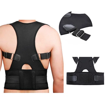 

Posture Adjustable Neoprene Lumbar Spine Support Lower Elasticated Back Support Belt Pain Relief Band Back Braces for Scoliosis