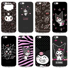 Черный розовый милый мягкий чехол для телефона kuromi hello kitty для huawei P20 mate 20 pro lite Y6 Y7 Y9 prime Honor 7A 8C 8X9 10