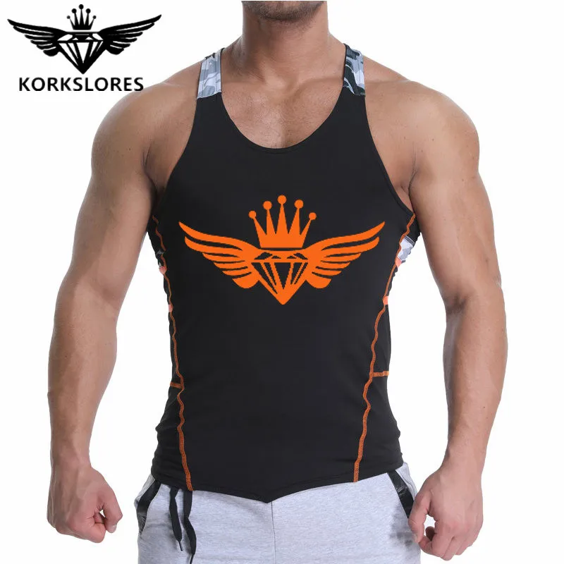 Gyms Engineers Cotton Men Body Vest Clothing Bodybuilding Joining Together Before And After The