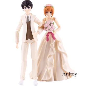 

Figma EX-046 Bridegroom Figure EX-047 Bride Marry Wedding PVC Action Collectible Model Toy