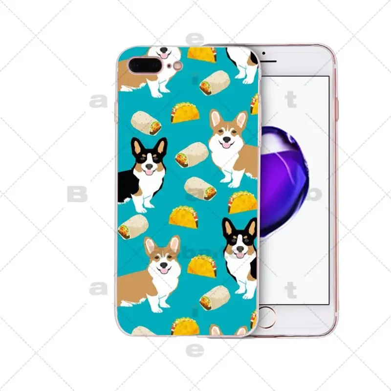 Cute animals Dachshund French Bulldog Labrador Welsh Corgi florals spring flowers Soft Case
