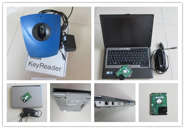  auto key programmer transponder tool for bmw key reader with laptop d630 computer ready to work 201