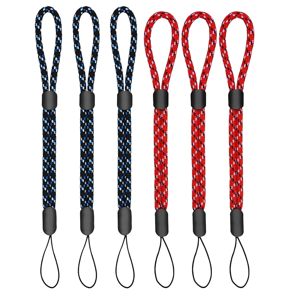 

6Pack Hand Lanyard Quick Release Protable Straps For Cellphone Keychains USB Ultra Portable Fasion Design Durable Soft