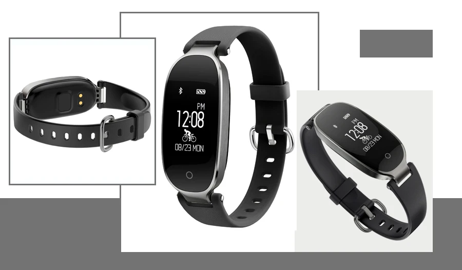 SCOMAS модные S3 Смарт-часы для женщин водонепроницаемый монитор сердечного ритма фитнес-трекер умные часы для IOS Android