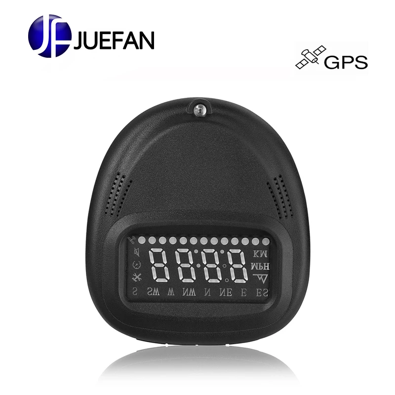 

JUEFAN A1 Universal Car HUD Car Head Up Display car detector speed projector on the windshield hud display car gps speedometer