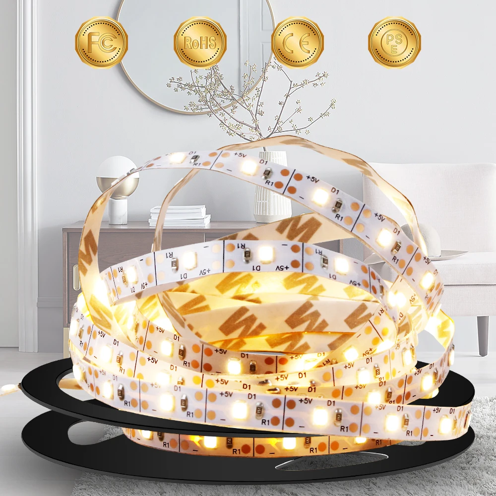 

Wireless LED Strip USB LED Computer TV Light Tape LED Flexible Strip Kitchen Cabinet Light DC 5V Closet Lamp Backlight Lighting