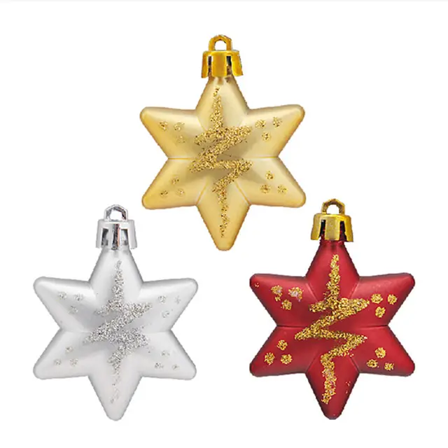5 Stars Box Fancy Bling Christmas Tree Star Ornaments XMAS Topper 5 Stars Box Fancy Bling Christmas Tree Star Ornaments XMAS Topper