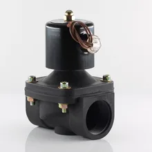 DN25 DN32 AC220 DC12V DC24V нормально закрытый пластиковый электромагнитный клапан, катушка может работать непрерывно в течение 24 часов без сжигания