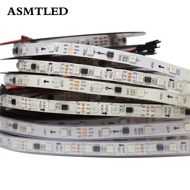 

WS2811 led pixel strip light Programmable individually RGB DC 12V led band led stripe neon light tape ribbon lamp IP30/IP65/IP67
