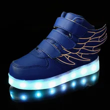 KRIATIV новые европейские размеры 25-37 Детские светящиеся кроссовки светящиеся для мальчиков и девочек Детский Светильник обувь светодиодный светящиеся кроссовки