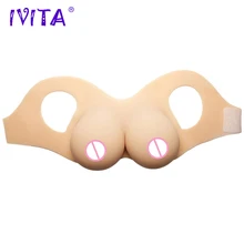 IVITA 2000g Silicone Breast Forms Fake Boobs Shemale Transgender Crossdresser Drag Queen Transvestite FF Cup Breasts Big Tits цена IVITA 2000g Silicone Breast Forms Fake Boobs Shemale Transgender Crossdresser Drag Queen Transvestite FF Cup Breasts Big Tits цены онлайн