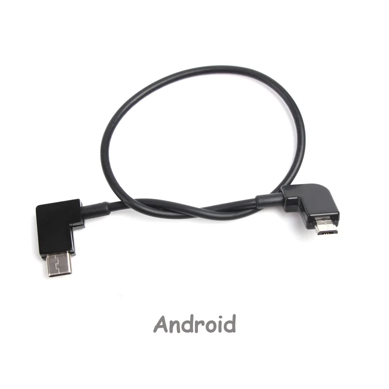 Данных Тип кабеля-C до Android Micro-USB/для iPhone/Тип-C для DJI Осмо карман ручной карданный карман Камера для расширения данных Кабельный - Цвет: Белый
