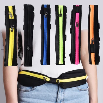 

Waist Bag Double Pocket Bag Waterproof Phone Belt Personal Purse Waist Pack Man/ Women Unisex High Quality Fashion Casual Bag