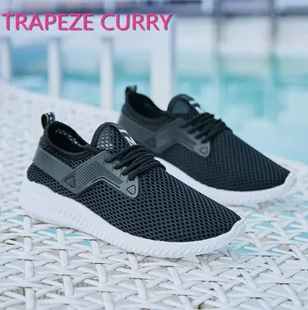 

New listing hot sale summer net men Breathable running shoes sports shoes