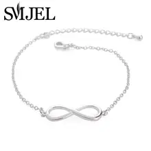 Smjel Модные украшения бесконечности браслет для Для женщин восемь форма пара Браслеты подарки на день рождения 10 pcs-cb003