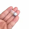 2ml Mini Glass Bottles Crafts Cute Bottles Aluminum Cover Empty Wishing Gift Bottles Jars Decorate 100pcs 1