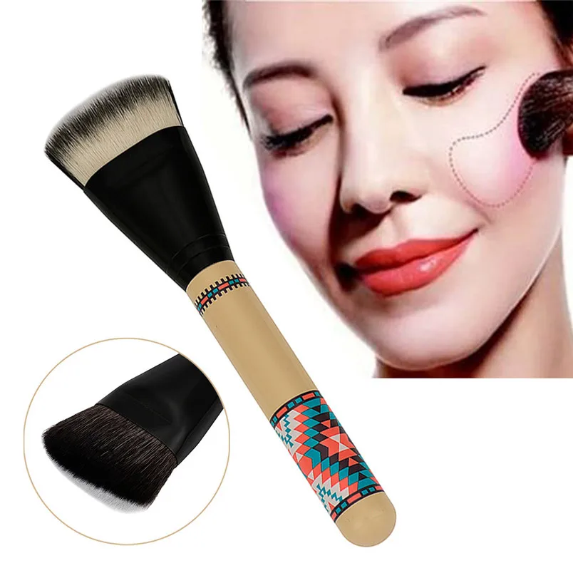 1PC Make Up Brush Double Sided Hair Dispersion Powder Blush Blusher