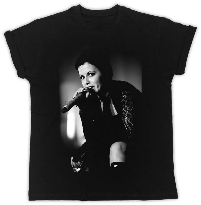 COOL DOLORES O'RIORDAN T-SHIRTS THE CRANBERRIES ZOMBIE BLACK UNISEX TSHIRT |