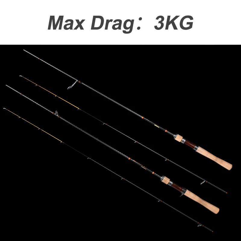 “ Pólo de Pesca Taiwan 3.6/4.5/5.4/6.3 m Superhard Poder