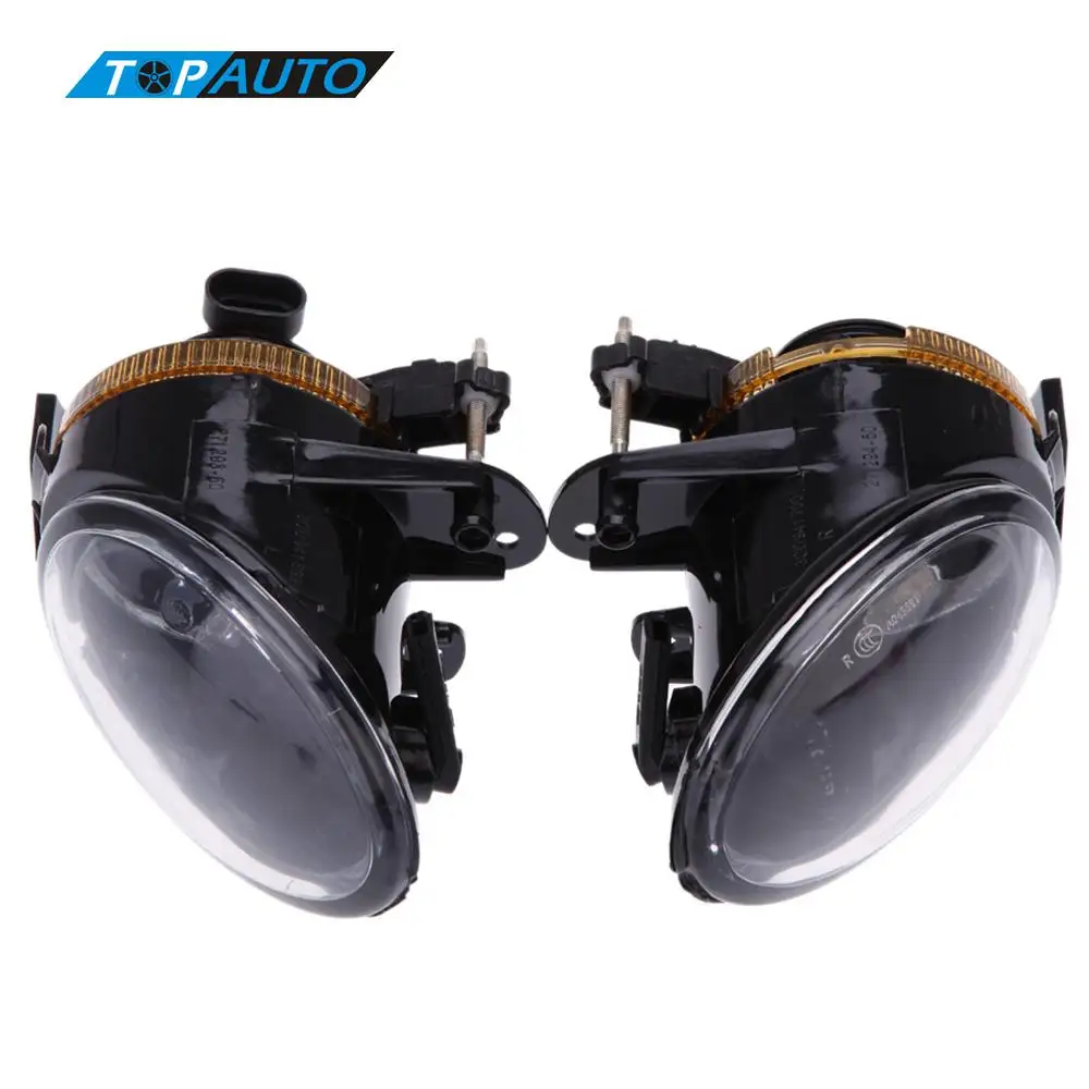 

Car-styling Pair of Fog Light Lens for VW Passat B6 Front Bumper Fog Lights Driving Lamp Light Bar Diy Kit