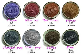 

Free shipping Pearl Mica powder for cosmetics pearlescent dust for nail Glitter art,500grams/pack.