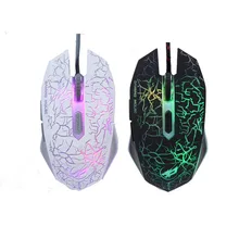 EPULA модная Проводная офисная игровая мышь 2400 dpi 6D кнопки светодиодный Проводная игровая мышь для ПК ноутбука