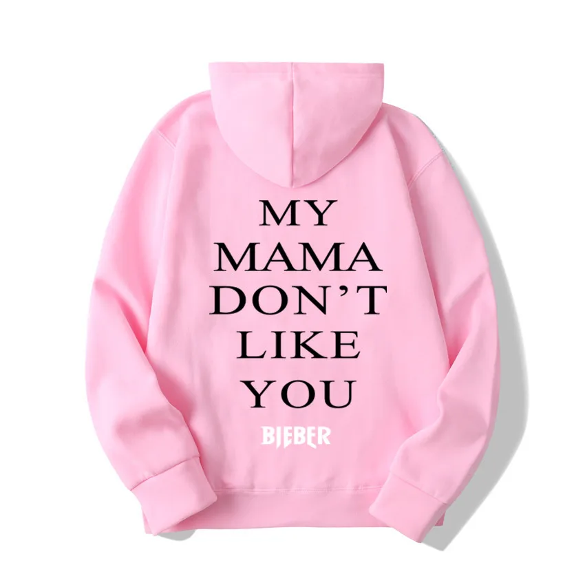 Justin Bieber Poster Hip Hop sweat homme Hoodie Hooded Man Letters Justin Bieber Purpose Tour Streetwear Gray Black Pink Hoodies