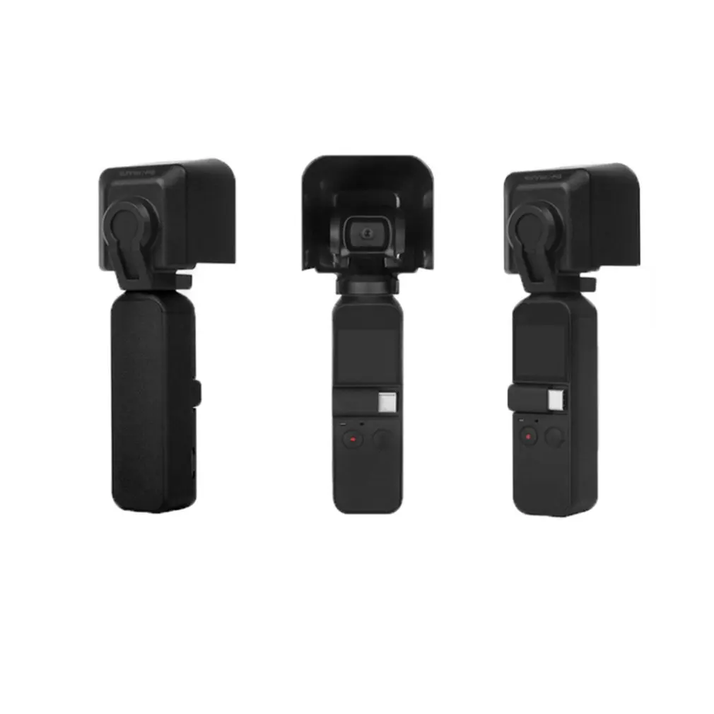 Крышка объектива камеры бленда для DJI OSMO Карманный ручной Gimbal камера защитный солнцезащитный козырек чехол для крышки пылезащитный кожух крышка протектор