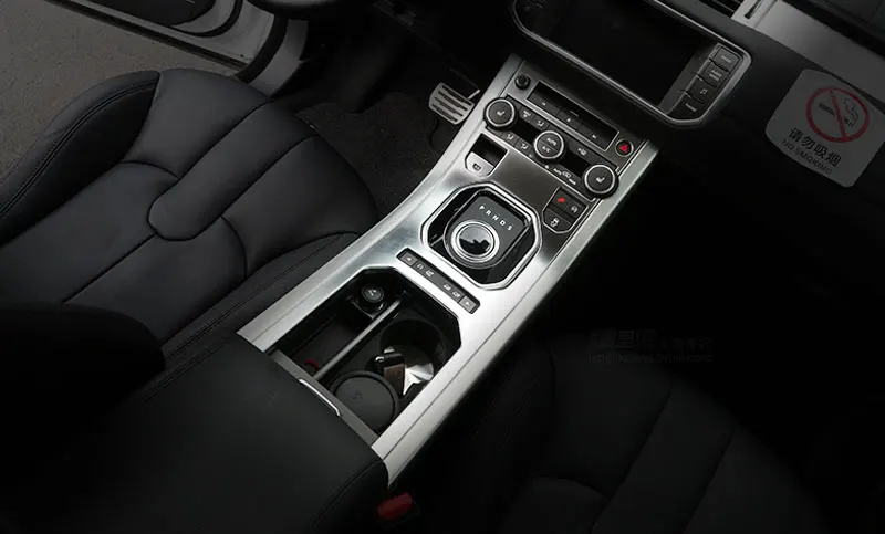 Для Land Rover Range Rover Evoque 2012- аксессуары для центральной консоли зубчатая панель ABS хромированный декоративный чехол отделка автомобиля Стайлинг
