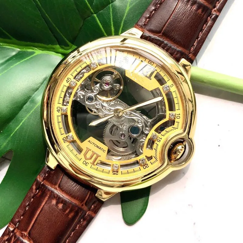 

WG0610 Mens Watches Top Brand Runway Luxury European Design Automatic Mechanical Watch