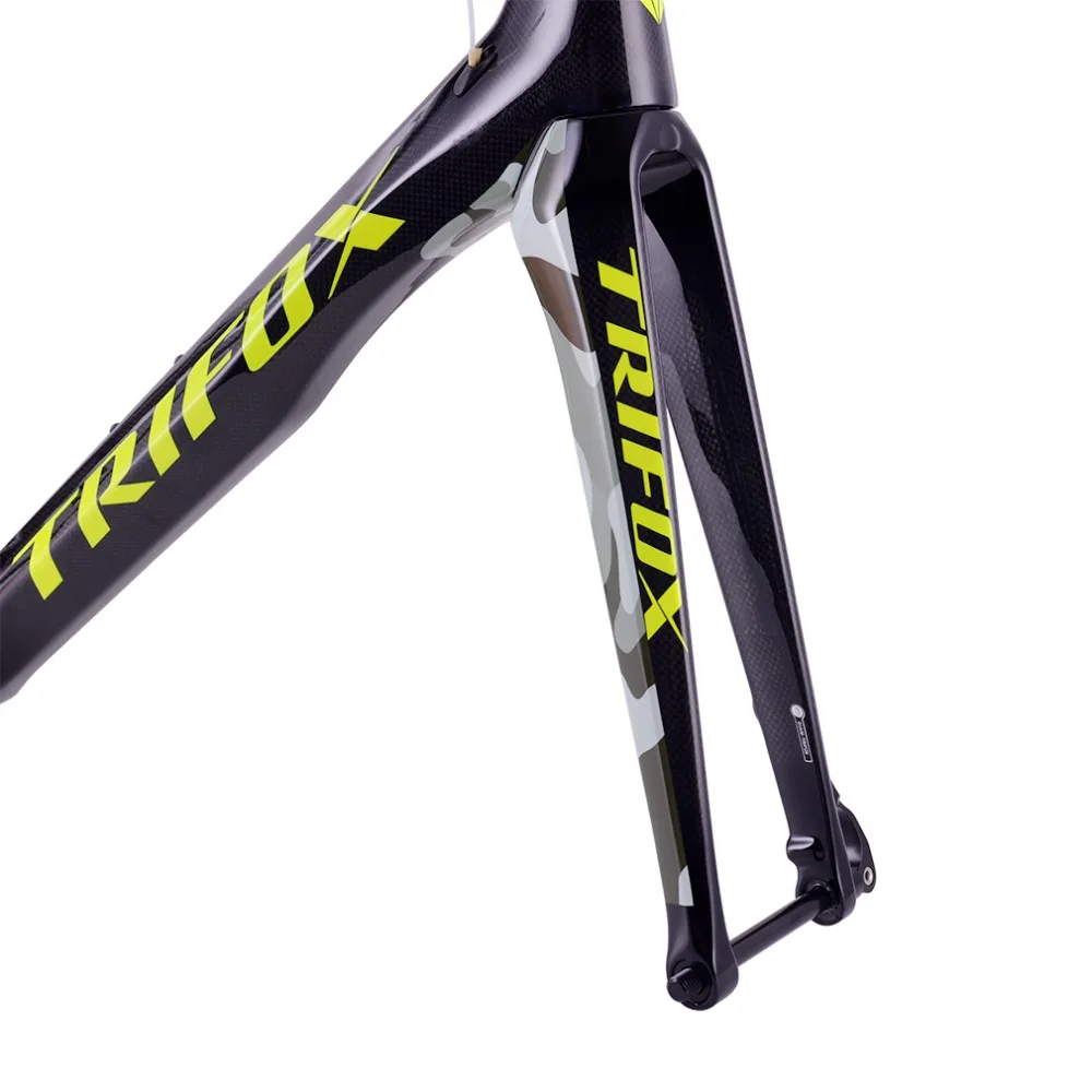 Discount TRIFOX Carbon Frame Di2 Machinery MTB Frame Mountain Bicycle Frameset Carbono Frames Can customize 2