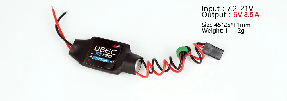 AEORC BEC UBEC Pro(3,3 V 3.5A/5 V 3.5A/5 V 5A/6 V 3.5A/7,2 V 3A/7,2 V 4.5A/9 V 3A/9 V 4.5A/12 V 3A /12 в 4,5 а) для RC