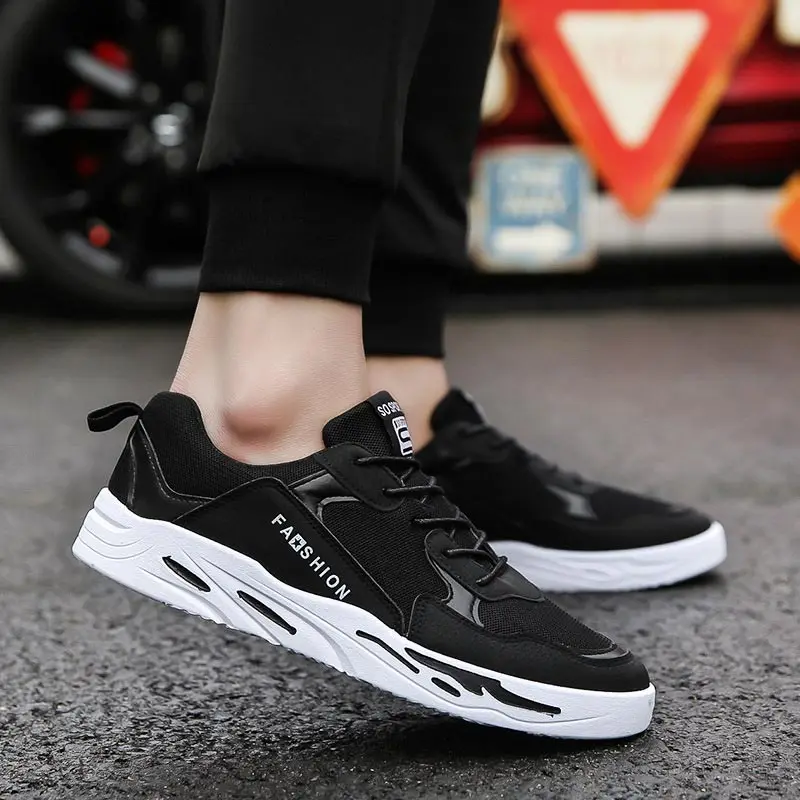 2019 حذاء رجالي كاجوال تنفس شبكة حذاء رياضة للرجال موضة اللون مطابقة تزلج أحذية Zapatillas Hombr