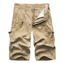 Мужские летние бриджи, бермуды homme мужские модные шорты хлопковые потертые короткие брюки с молниями Прямая повседневные шорты