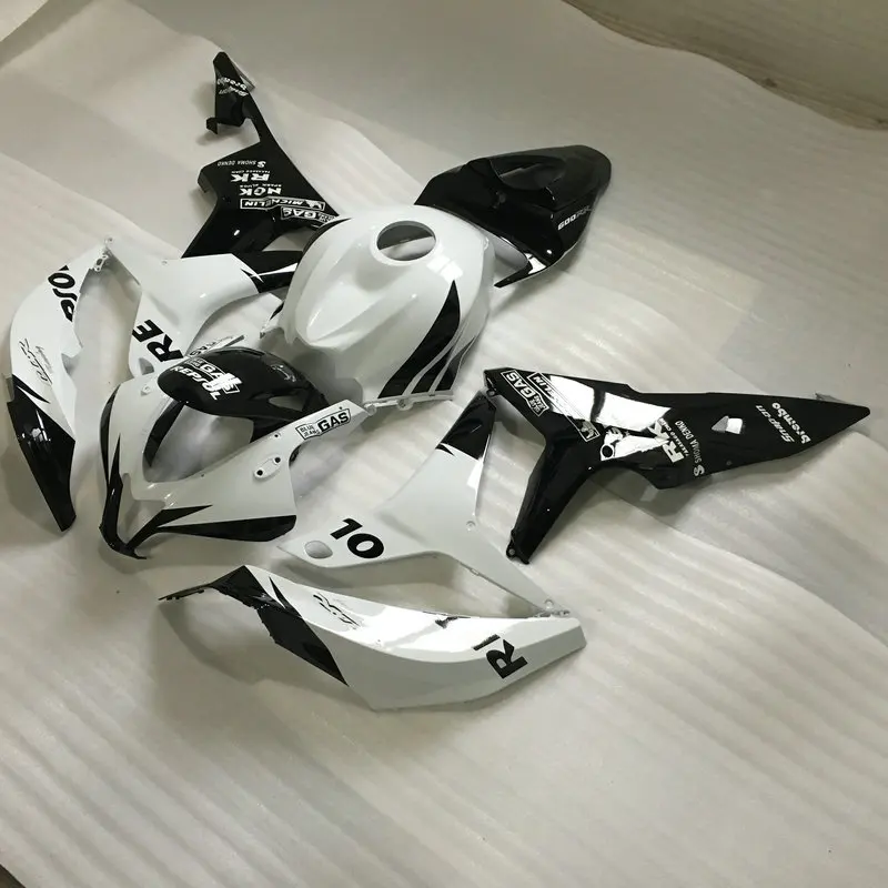 

Injection mold Fairing kit for HONDA CBR600RR 07 08 CBR 600 RR F5 CBR 600RR 2007 2008 White gloss black Fairings set+gifts HH32