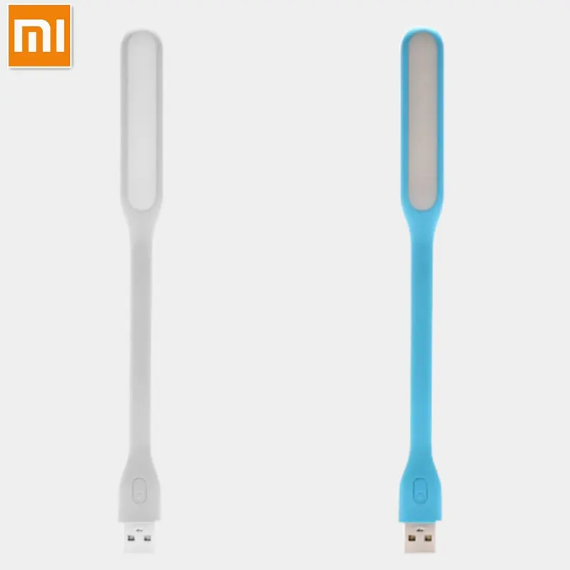 100% оригинальная светодиодная USB лампа Xiaomi с переключателем 5 уровней яркости для
