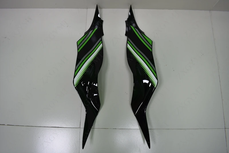 Обтекатели для Kawasaki Zx6r 2013 2016 черные зеленые мотоциклетные 636 из АБС пластика